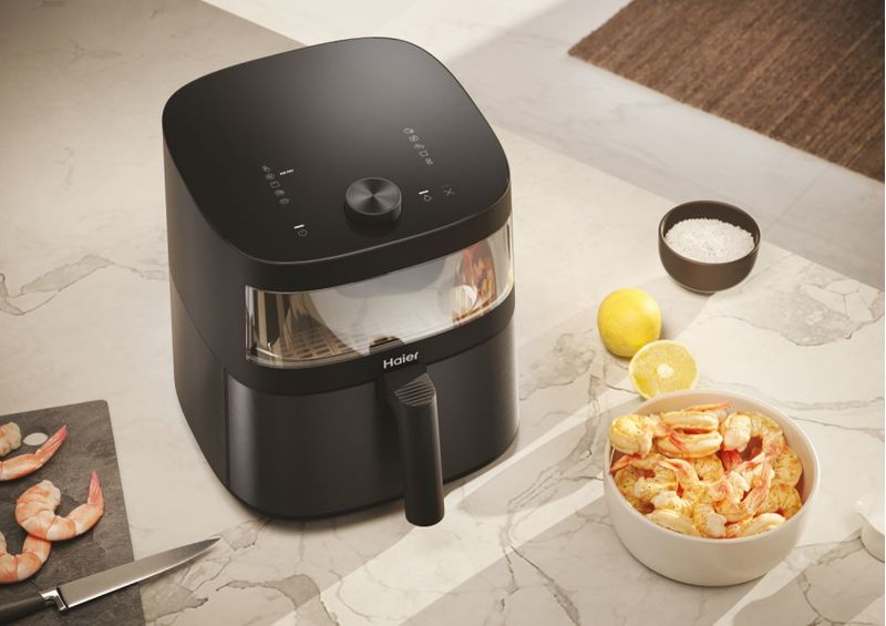 Haier-HAF5TWA-011-I-Master-Multi-Serie-5-Friggitrice-ad-Aria-9-in-1-Capacita--7-Litri-Potenza-2000-Watt-con-Timer-e-Termostato-Regolabile-colore-Nero