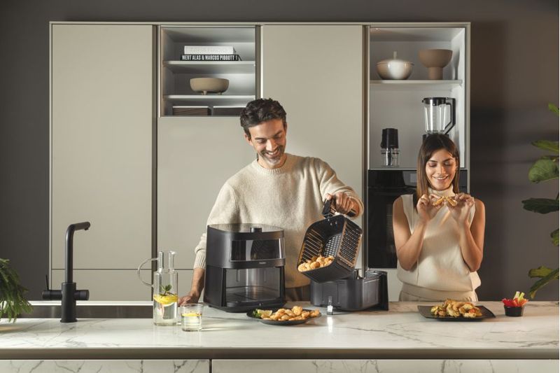 Haier-HAF5TWA-011-I-Master-Multi-Serie-5-Friggitrice-ad-Aria-9-in-1-Capacita--7-Litri-Potenza-2000-Watt-con-Timer-e-Termostato-Regolabile-colore-Nero