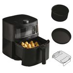 Haier-HAF5TWA-011-I-Master-Multi-Serie-5-Friggitrice-ad-Aria-9-in-1-Capacita--7-Litri-Potenza-2000-Watt-con-Timer-e-Termostato-Regolabile-colore-Nero