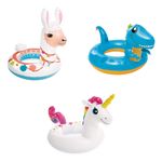 Intex 59221NP galleggiante da piscina e da spiaggia Colori assortiti Immagine Vinile Anello di nuoto