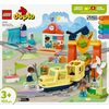 LEGO-Treno-Interattivo-10428-Duplo-Town-Grande-Comunita--Multicolore-50x30x15cm-Accessori-Inclusi-per-Bambini-2-5-Anni