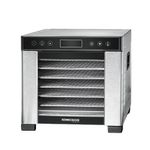 Rommelsbacher Dehydrator DA 650 Acciaio Inox Nero per Essiccazione Professionale di Alimenti e Frutta