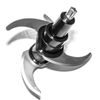 Rommelsbacher-Tritatutto-Multiuso-MZ-400-Acciaio-Inox-Nero-Capacita--1-Litro