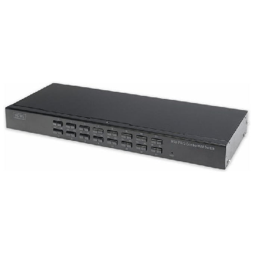 Digitus-DS-23300-2-switch-per-keyboard-video-mouse--kvm--Montaggio-rack-Nero