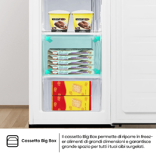 Hisense-FV78D4AWE-Congelatore-Verticale-Statico-Classe-E-Capacita--Lorda-65-Litri-Colore-Bianco