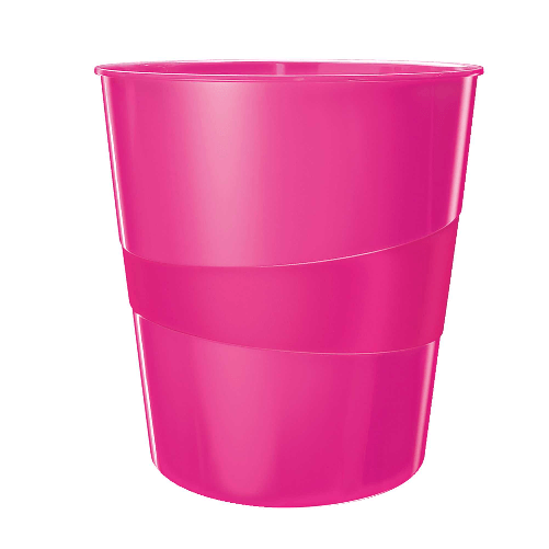 LEITZ-CESTINO-GETTACARTE-WOW-FUCSIA-METALLIZZATO-15LT-LEITZ