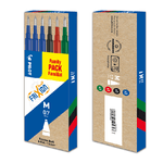 Pilot Set 6 refill FRIXIONball 0.7mm 3 blu,1 nero, 1 rosso, 1 verde PILOT