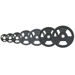 Diamond Disco Olimpico Gommato Ruvido Tri-Grip foro Ø 50 mm 5 kg DGGD5-P