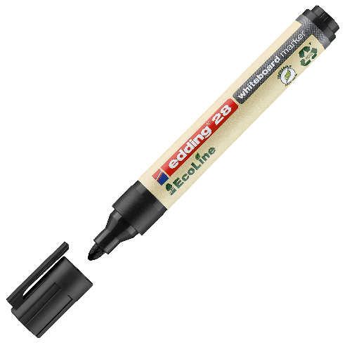 EDDING-MARCATORE-NERO-PER-LAVAGNE-BIANCHE-EDDING-28-ECOLINE-TRATTO-15---300mm