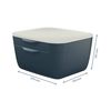 LEITZ-Cassettiera-2-scomparti-grigio-Cosy-Leitz