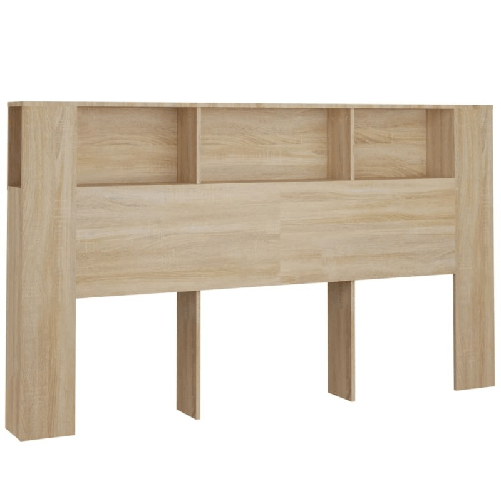 Testiera-con-Scomparti-Rovere-Sonoma-180x185x1045-cm