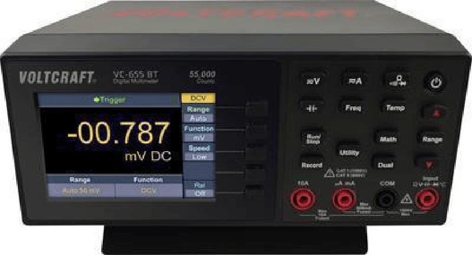 VOLTCRAFT VC-655 BT Tisch-Multimeter digital CAT I 1000 V, CAT II 600 V Anzeige (Counts): 55000 (VC
