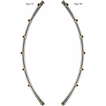 Asta atomizzatore curva Ø ventola 800mm e raggio 445mm
