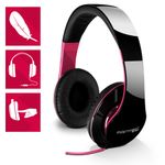 Fantec-SHP-250AJ-Auricolare-Cablato-A-Padiglione-MUSICA-Nero-Rosa