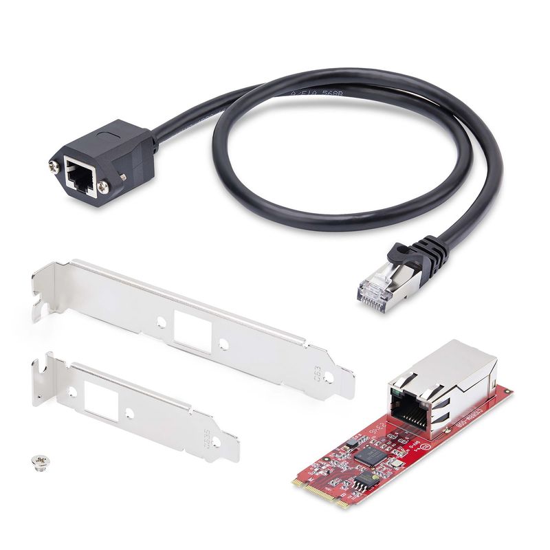 StarTech.com-Scheda-di-Rete-M.2-2280-2.5GbE-a-1-porta-velocitAÆAaAaAA -multi-Gigabit--2.5G-1G-100M-10M--NIC-NBASE-T--80