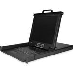 StarTech.com RKCONS1708K console a rack 43,2 cm (17") 1280 x 1024 Pixel Acciaio Nero 1U