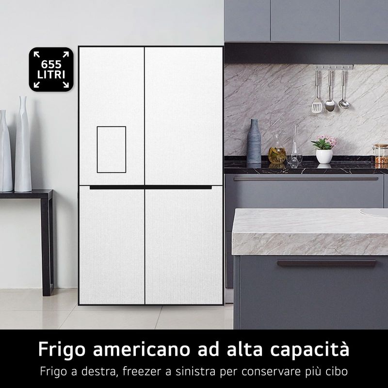 Frigorifero-Americano-LG-GSBV70PZTE---655L-No-Frost-Inox