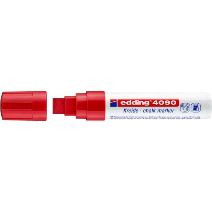 Marcatore-EDDING-4090-punta-scalpello-gesso-liquido-rosso