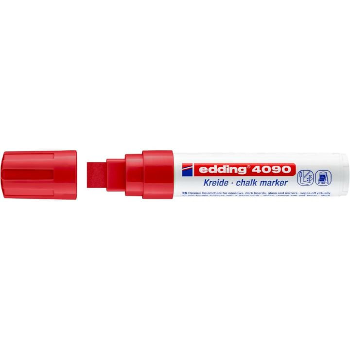 Marcatore-EDDING-4090-punta-scalpello-gesso-liquido-rosso