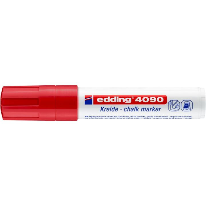 Marcatore-EDDING-4090-punta-scalpello-gesso-liquido-rosso