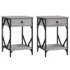 vidaXL-Comodini-2-pz-Grigio-Sonoma-40x42x60-cm-in-Legno-Multistrato