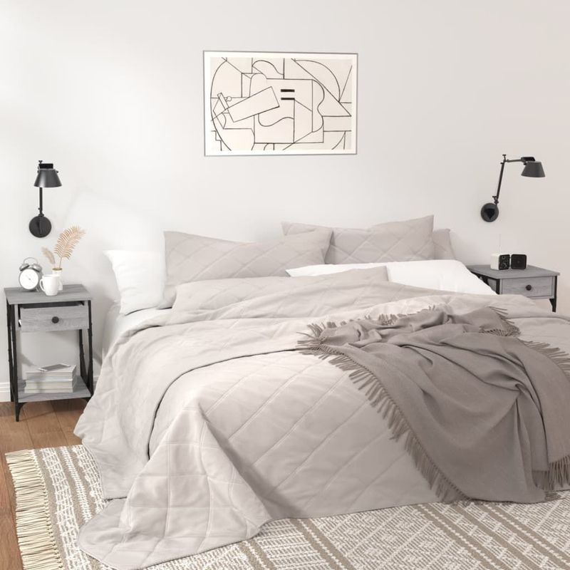 vidaXL-Comodini-2-pz-Grigio-Sonoma-40x42x60-cm-in-Legno-Multistrato
