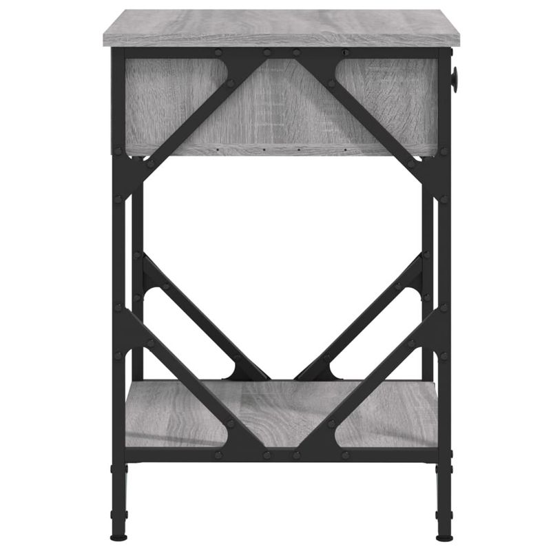 vidaXL-Comodini-2-pz-Grigio-Sonoma-40x42x60-cm-in-Legno-Multistrato