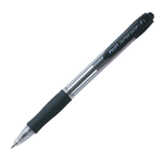 Pilot Supergrip Neon XS, black Nero Penna a sfera retrattile a clip