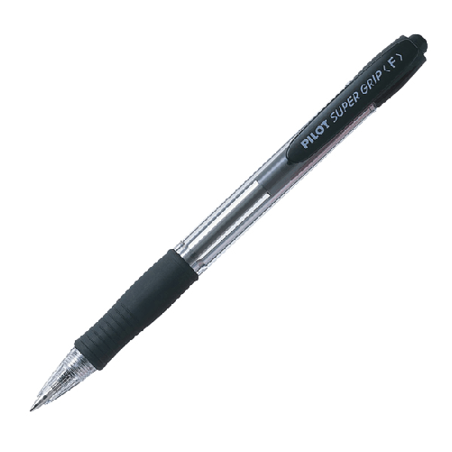 PENNA-SFERA-SCATTO-SUPER-GRIP-NERO-FINE-0.7MM-PILOT