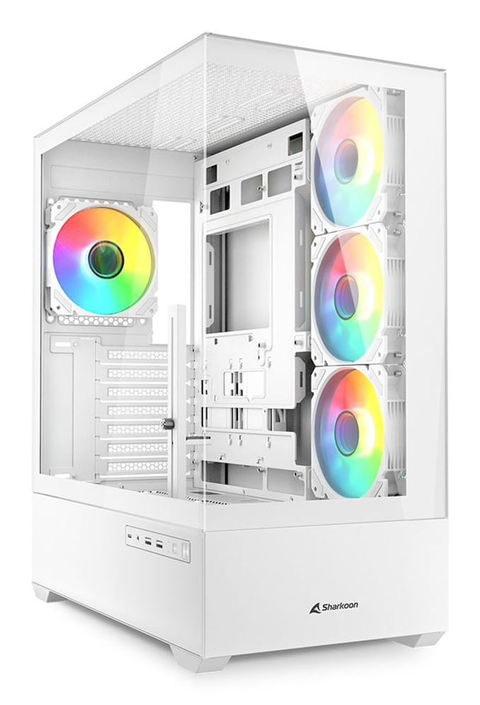 Sharkoon-Case-Ak6-Rgb-White-Atx