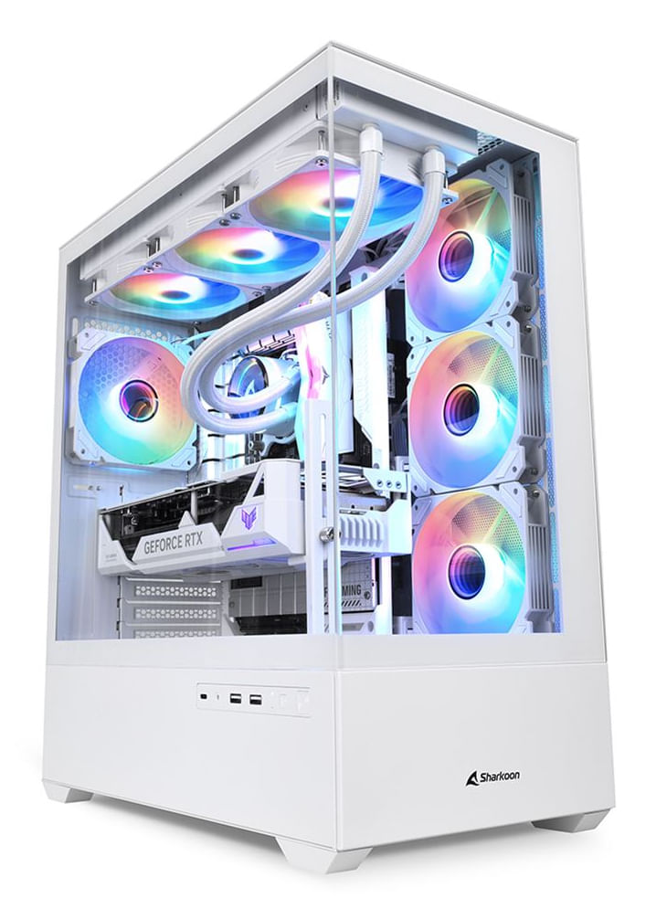 Sharkoon-Case-Ak6-Rgb-White-Atx
