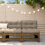vidaXL-Divani-Centrali-con-Cuscini-2pz-in-Legno-Massello-di-Pino-Miele