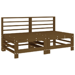 vidaXL-Divani-Centrali-con-Cuscini-2pz-in-Legno-Massello-di-Pino-Miele