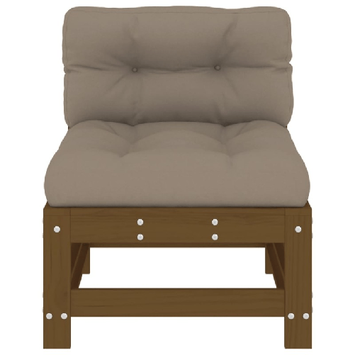 vidaXL-Divani-Centrali-con-Cuscini-2pz-in-Legno-Massello-di-Pino-Miele