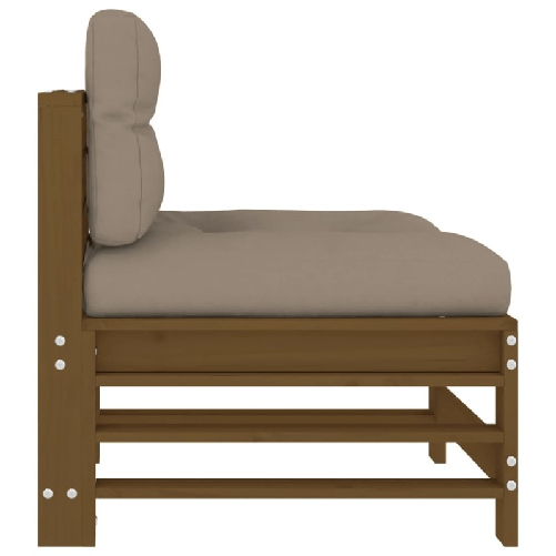 vidaXL-Divani-Centrali-con-Cuscini-2pz-in-Legno-Massello-di-Pino-Miele