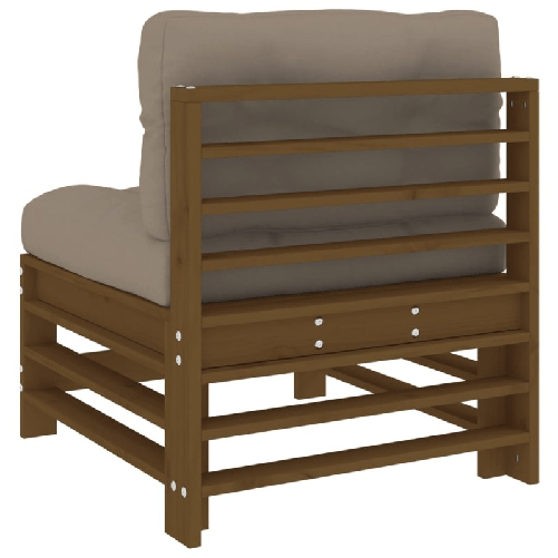 vidaXL-Divani-Centrali-con-Cuscini-2pz-in-Legno-Massello-di-Pino-Miele