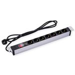 Secomp VALUE 19.99.1633 prolunghe e multiple 1,8 m 7 presa(e) AC Interno Nero