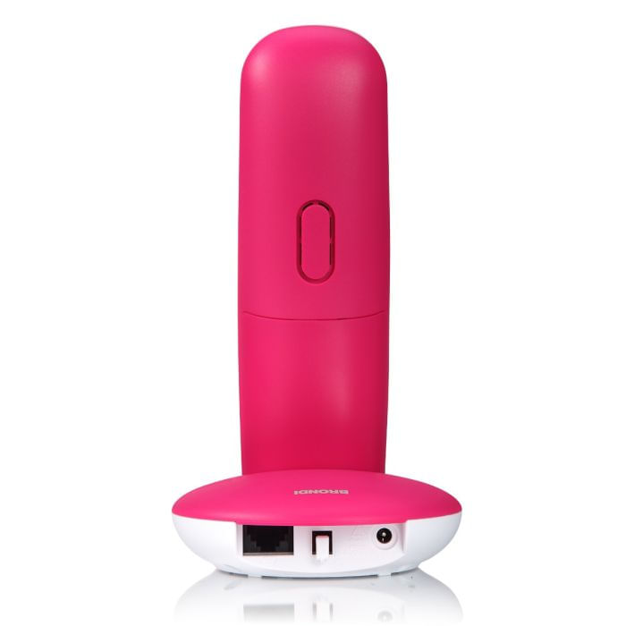 Brondi-Lotus-Telefono-DECT-Magenta-Bianco