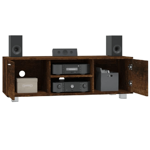 Mobile-TV-Rovere-Fumo-120x405x35-cm-in-Legno-Multistrato