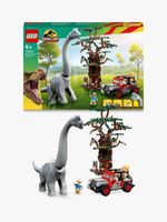 LEGO-Jurassic-Park-76960-La-Scoperta-del-Brachiosauro-Set-con-Grande-Dinosauro-Giocattolo-e-Jeep-Wrangler-da-Costruire