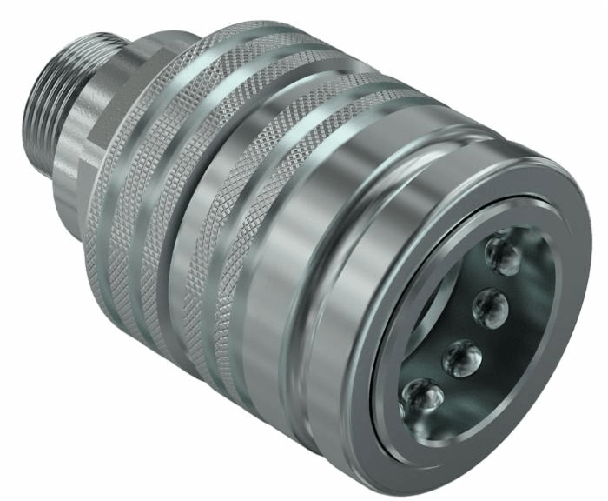 Innesto Rapido Valvola Femmina 1/2" DIN2353 M18 (12L) Faster confezione da 5 pezzi