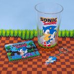 Fizz-Creations-Sonic-Glass-Coaster-and-Keyring-Set-Trasparente-1-pz