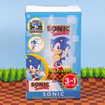 Fizz-Creations-Sonic-Glass-Coaster-and-Keyring-Set-Trasparente-1-pz