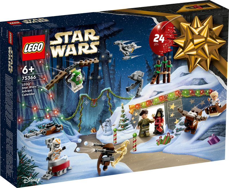 LEGO-Star-Wars-75366-Calendario-dell-Avvento-2023-24-Regali-di-Natale-con-9-Personaggi-10-Veicoli-Giocattolo-e-5-Mini-Modelli