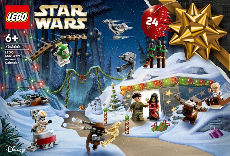 LEGO-Star-Wars-75366-Calendario-dell-Avvento-2023-24-Regali-di-Natale-con-9-Personaggi-10-Veicoli-Giocattolo-e-5-Mini-Modelli