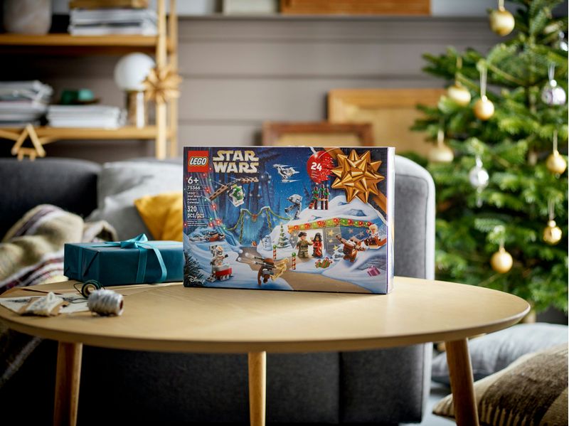 LEGO-Star-Wars-75366-Calendario-dell-Avvento-2023-24-Regali-di-Natale-con-9-Personaggi-10-Veicoli-Giocattolo-e-5-Mini-Modelli