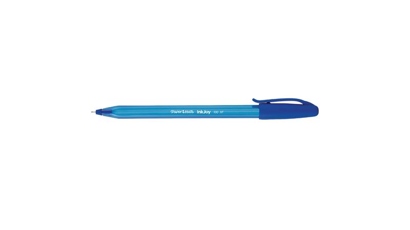 Penna-sfera-INKJOY-100-Stick-10mm-blu-PAPERMATE