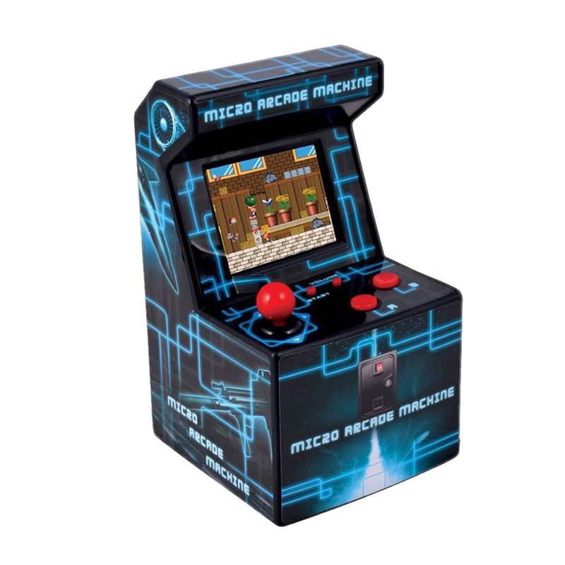 FR-TEC-Mini-Ital-Arcade-Machine---Schermo-TFT-da-25---250-giochi-retro---Alimentato-da-3-batterie-AA---Volume-regolabile---Misure-15X9X88-cm---Vari-colori