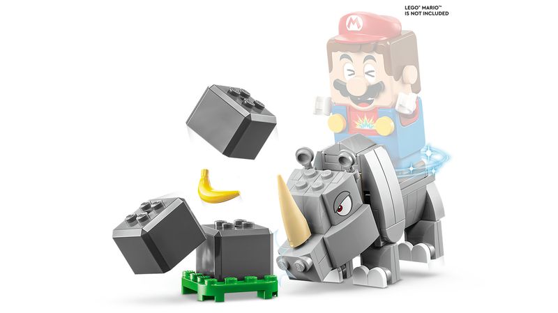 LEGO-Super-Mario-71420-Pack-di-Espansione-Rambi-il-Rinoceronte-Figura-Animale-Giocattolo-da-Abbinare-a-uno-Starter-Pack