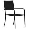 vidaXL-Set-Mobili-da-Pranzo-per-Giardino-5-pz-Nero